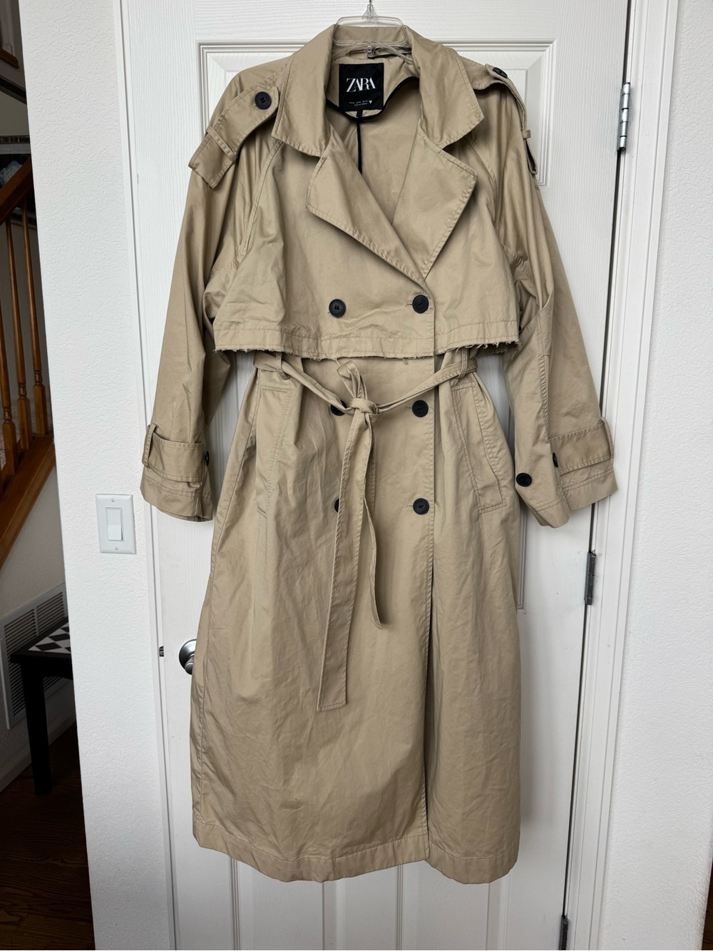 Zara Trench Coat with Belted Waist